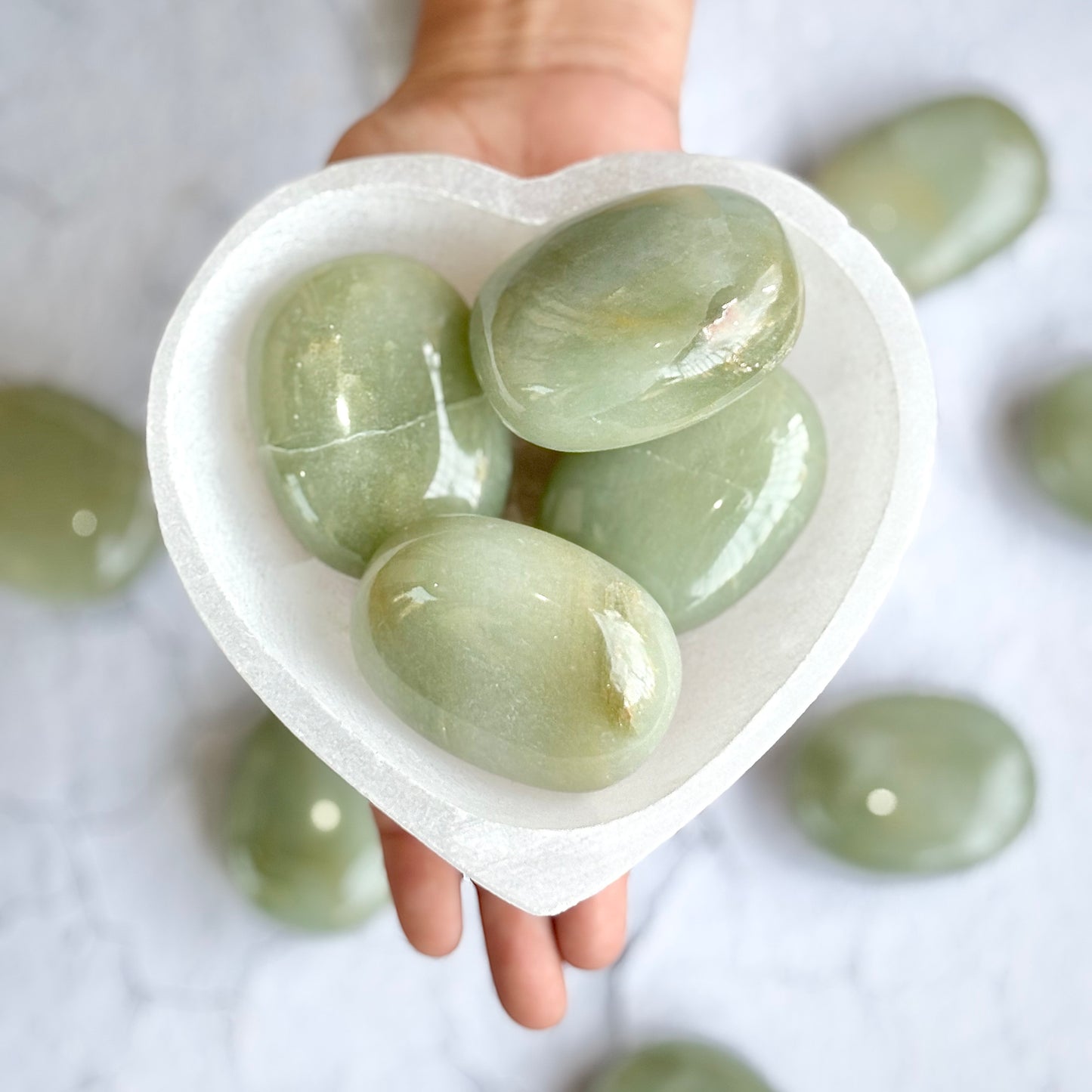 Green Aventurine Palm Stone