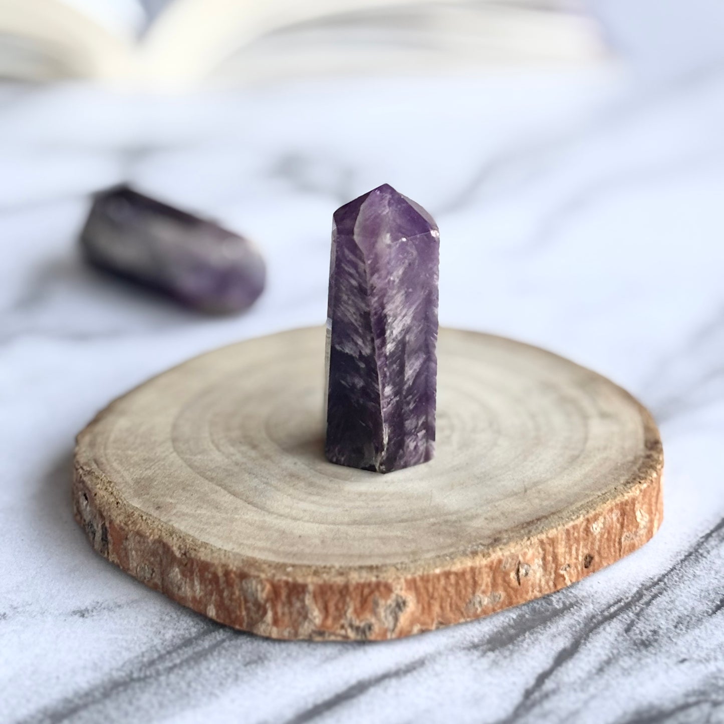 Amethyst 6 Facet Mini Tower
