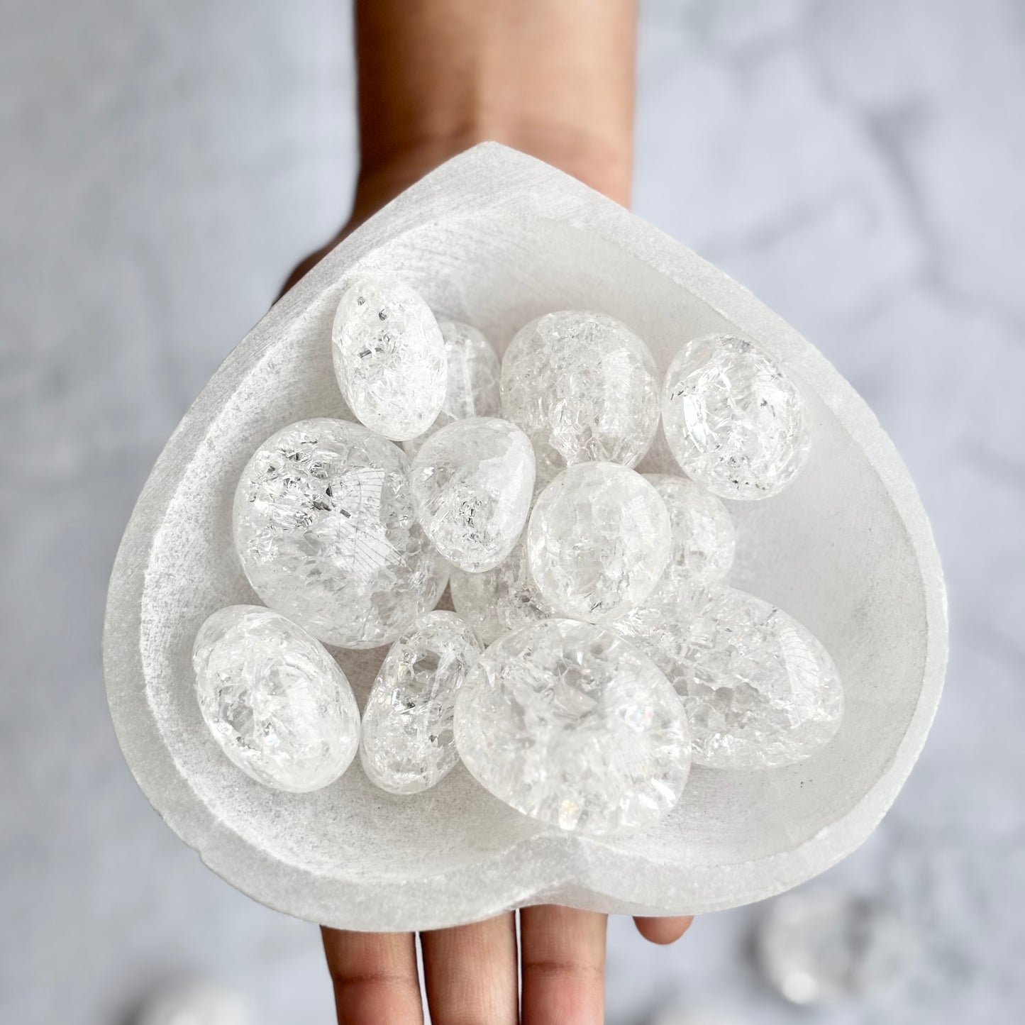 Crackle Quartz Tumble Stone
