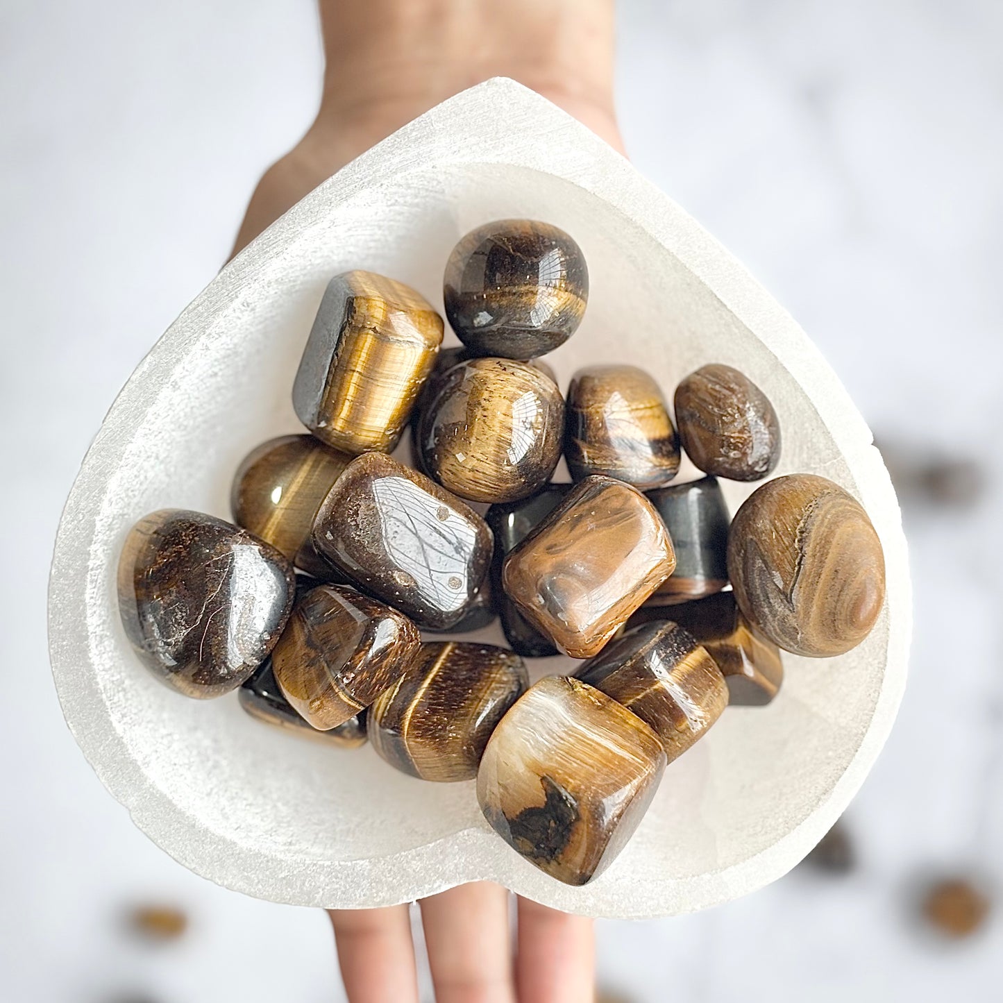 Tiger’s eye Tumble Stone