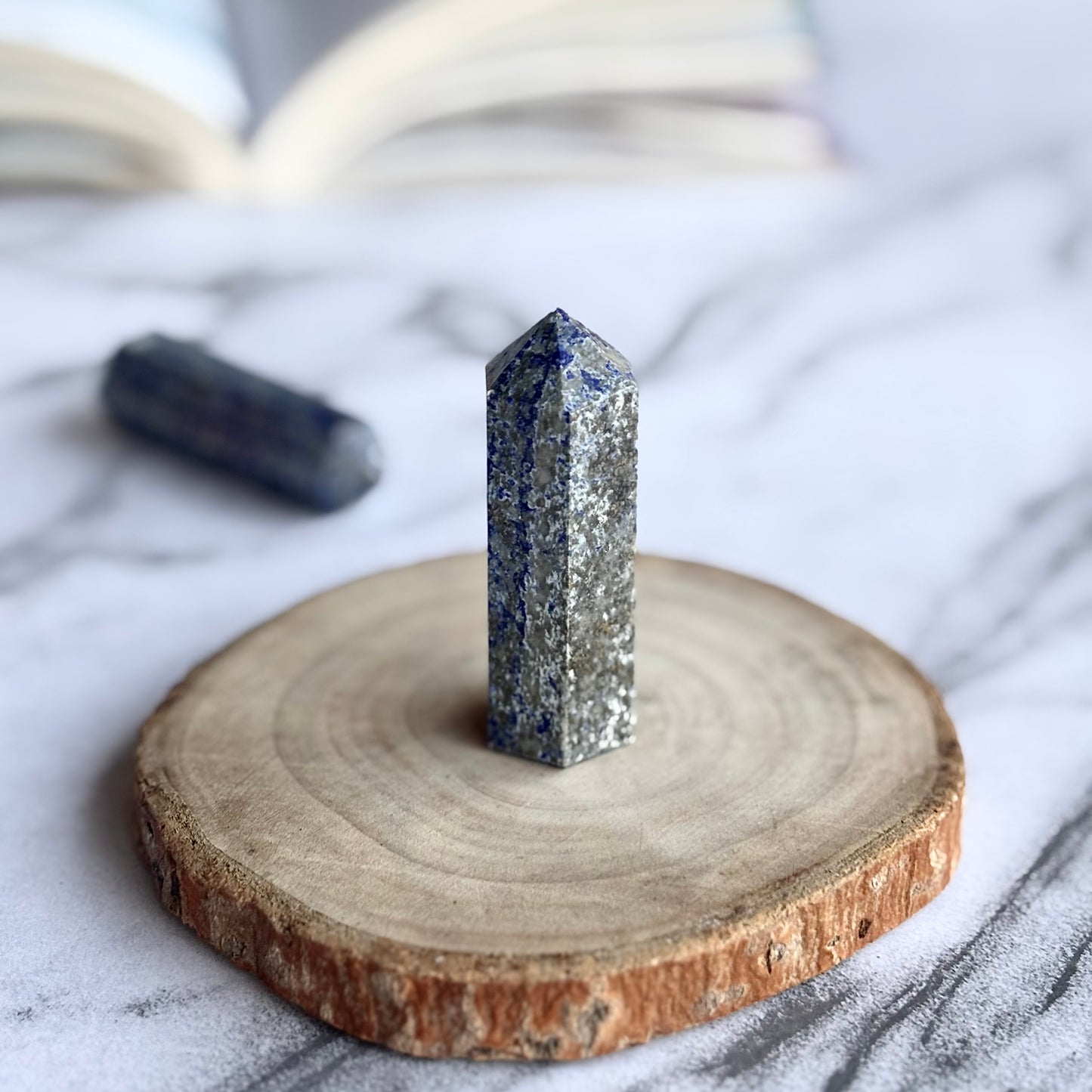 Lapis Lazuli 6 Facet Mini Tower