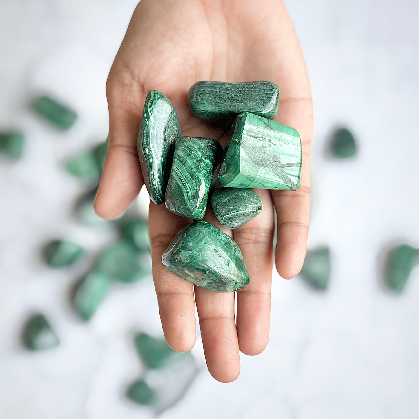Malachite Tumble Stone