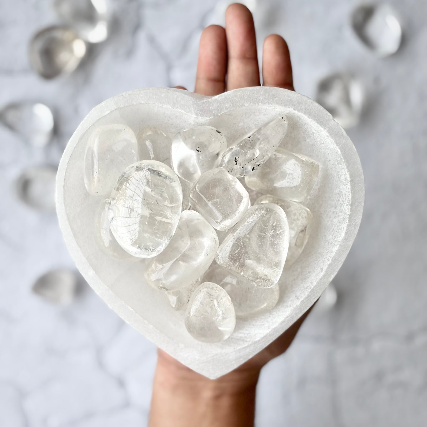 Clear Quartz Tumble Stone