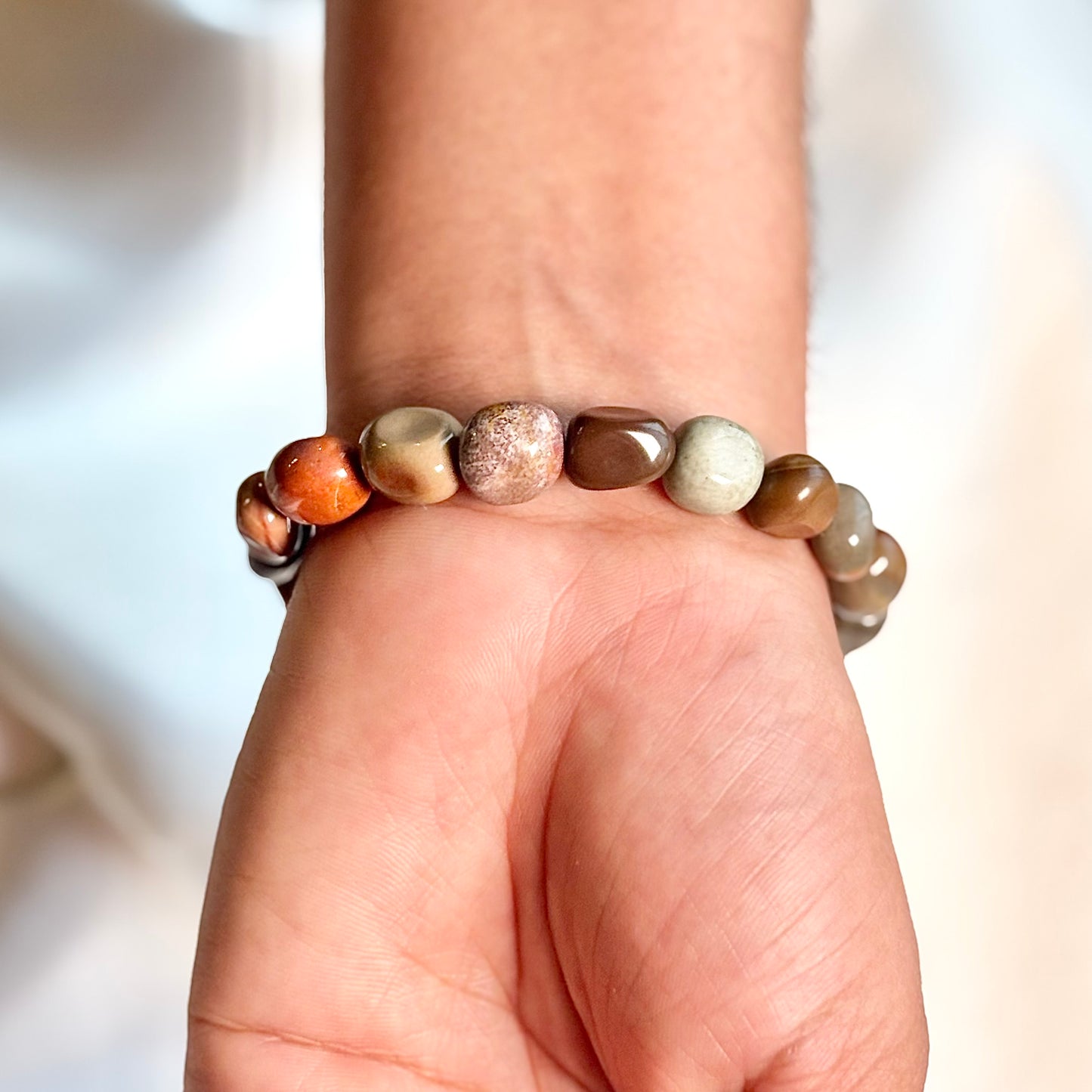 Mookaite Mini Tumble Bracelet