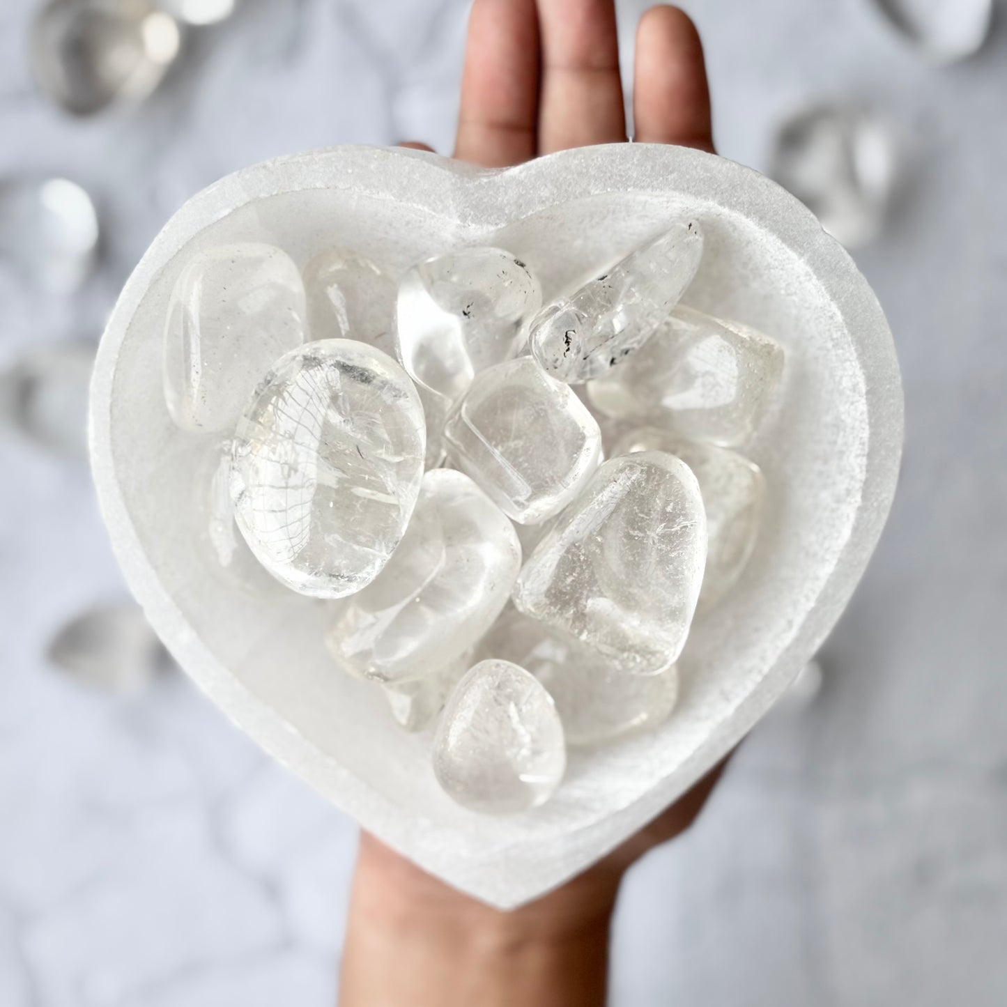 Clear Quartz Tumble Stone