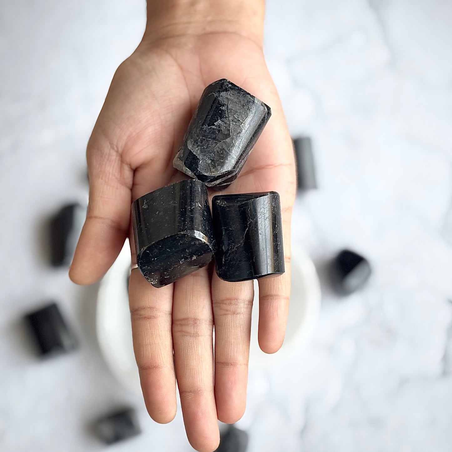 Black Tourmaline Tumble Stone