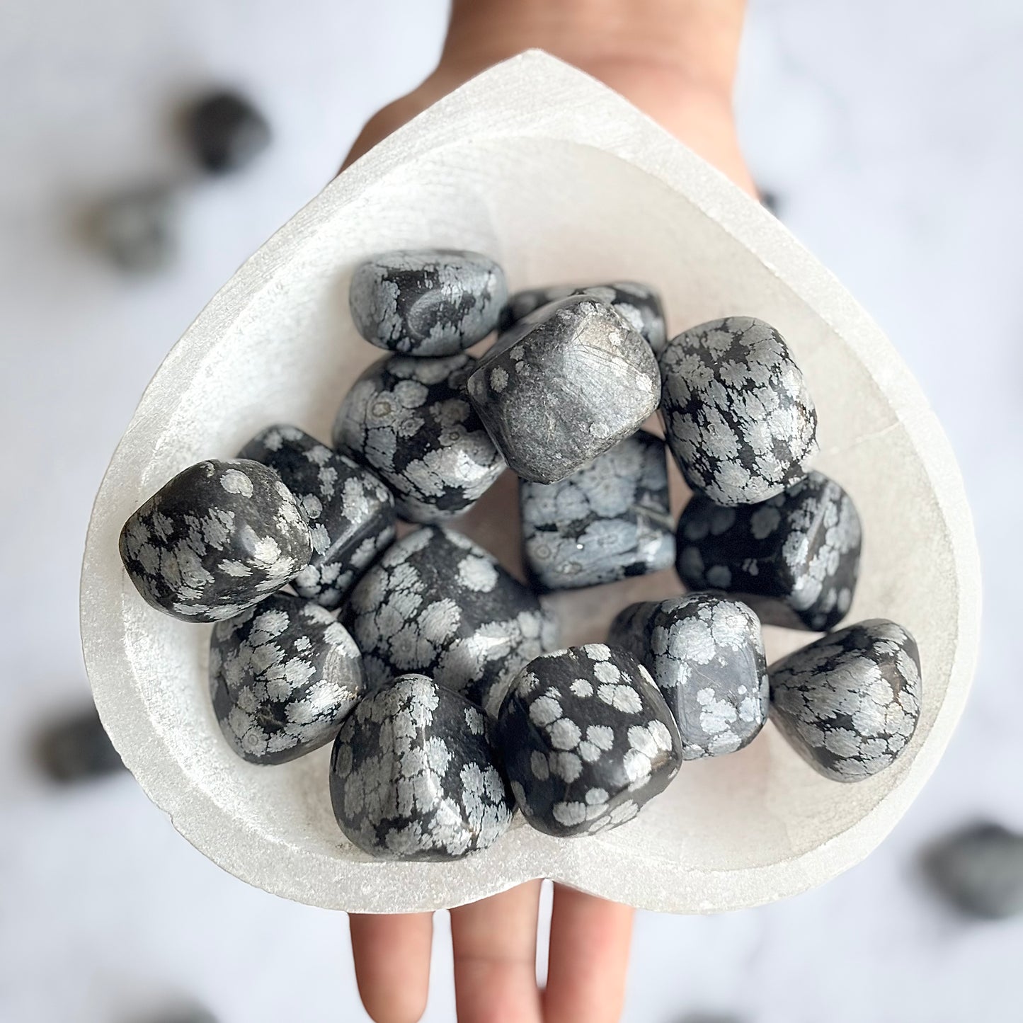 Snowflake Obsidian Tumble