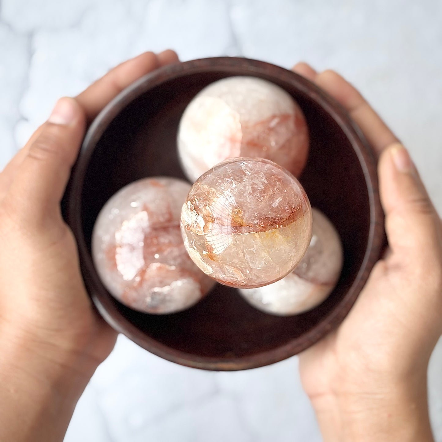 Fire Quartz Sphere