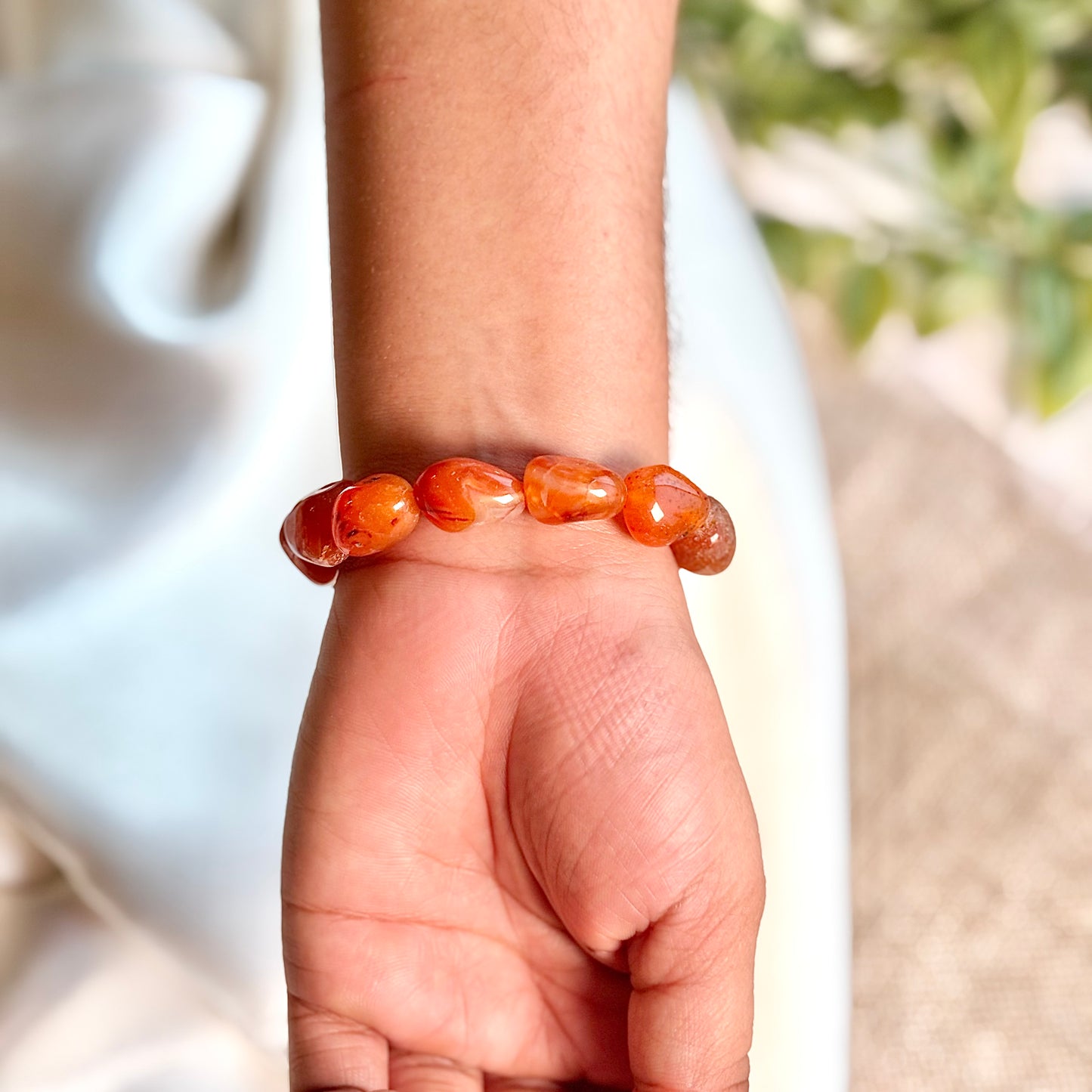 Orange Carnelian Bracelet