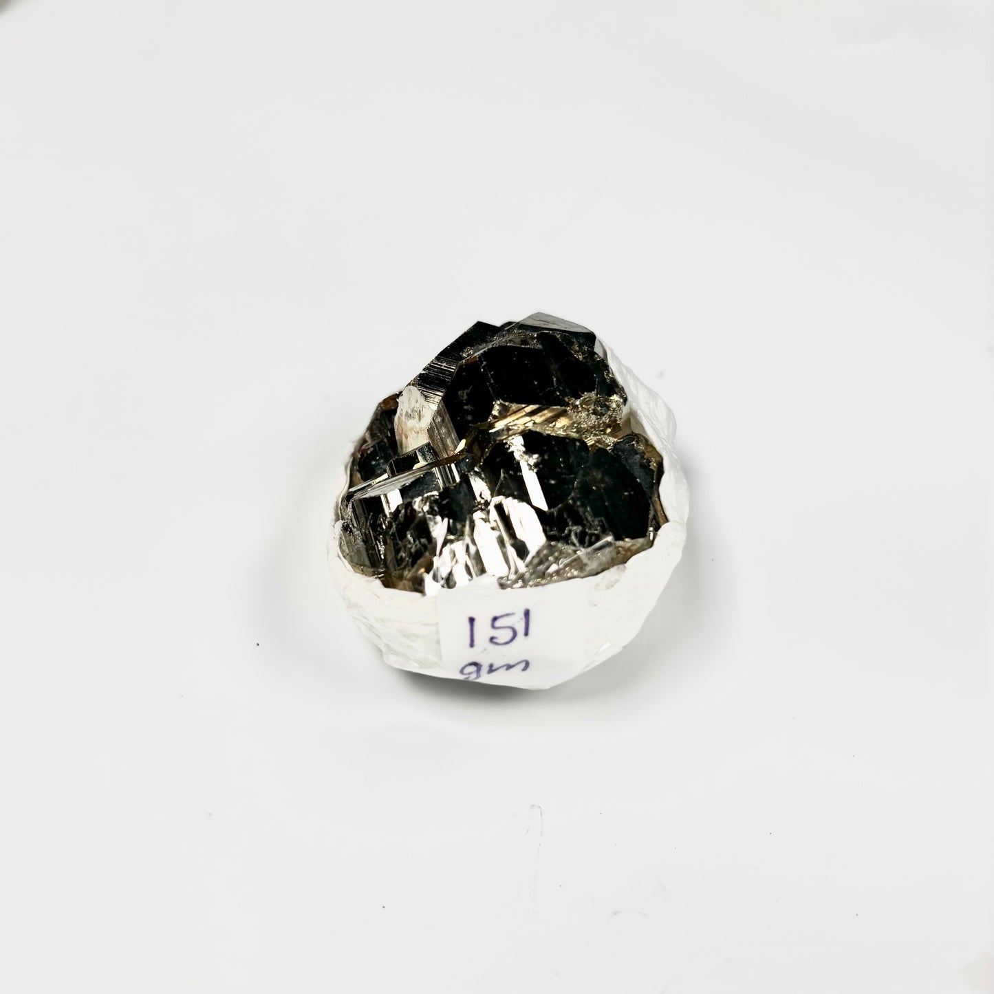 Raw Pyrite Cluster – 151g Metallic Gold Crystal for Luxury Décor