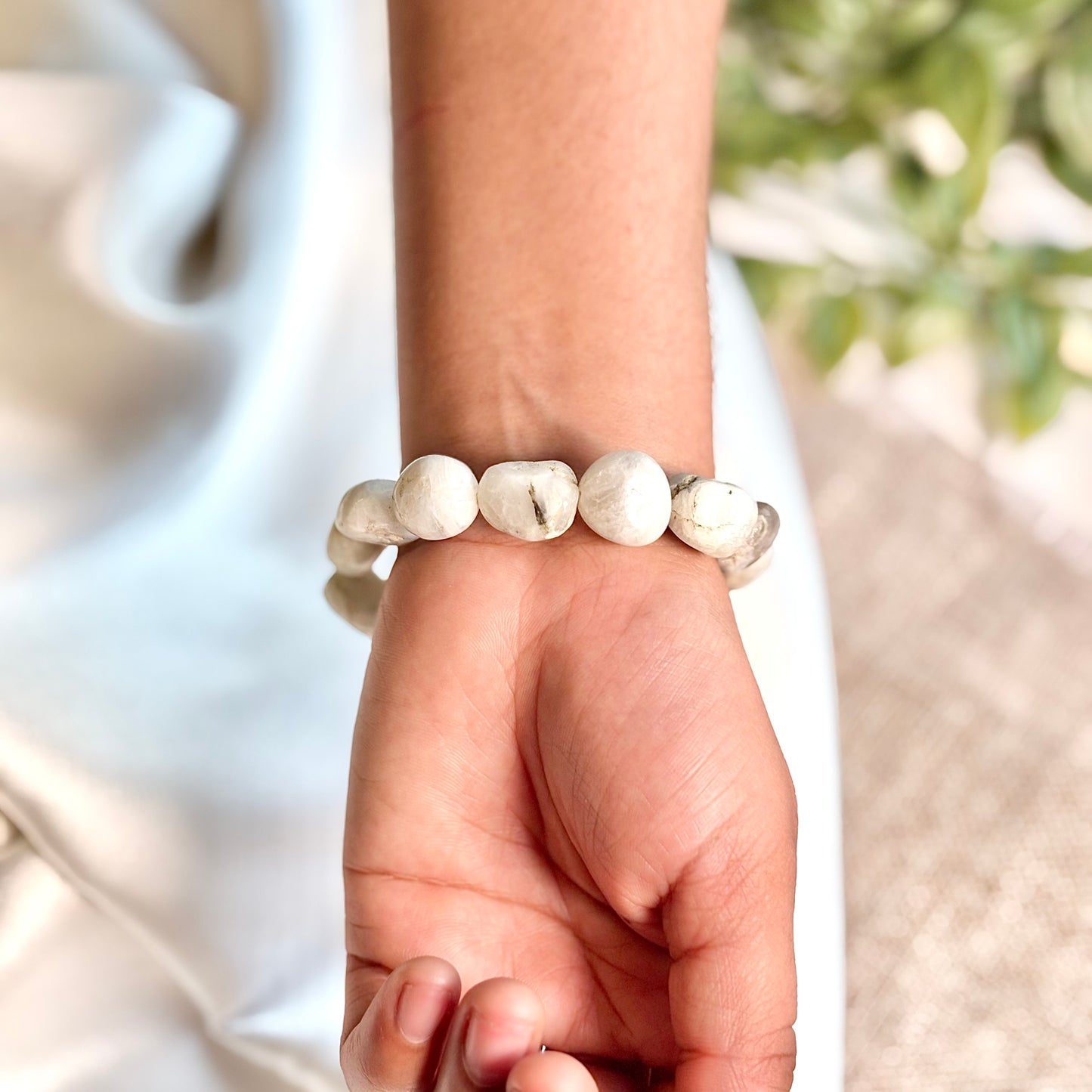 Rainbow Moonstone Bracelet