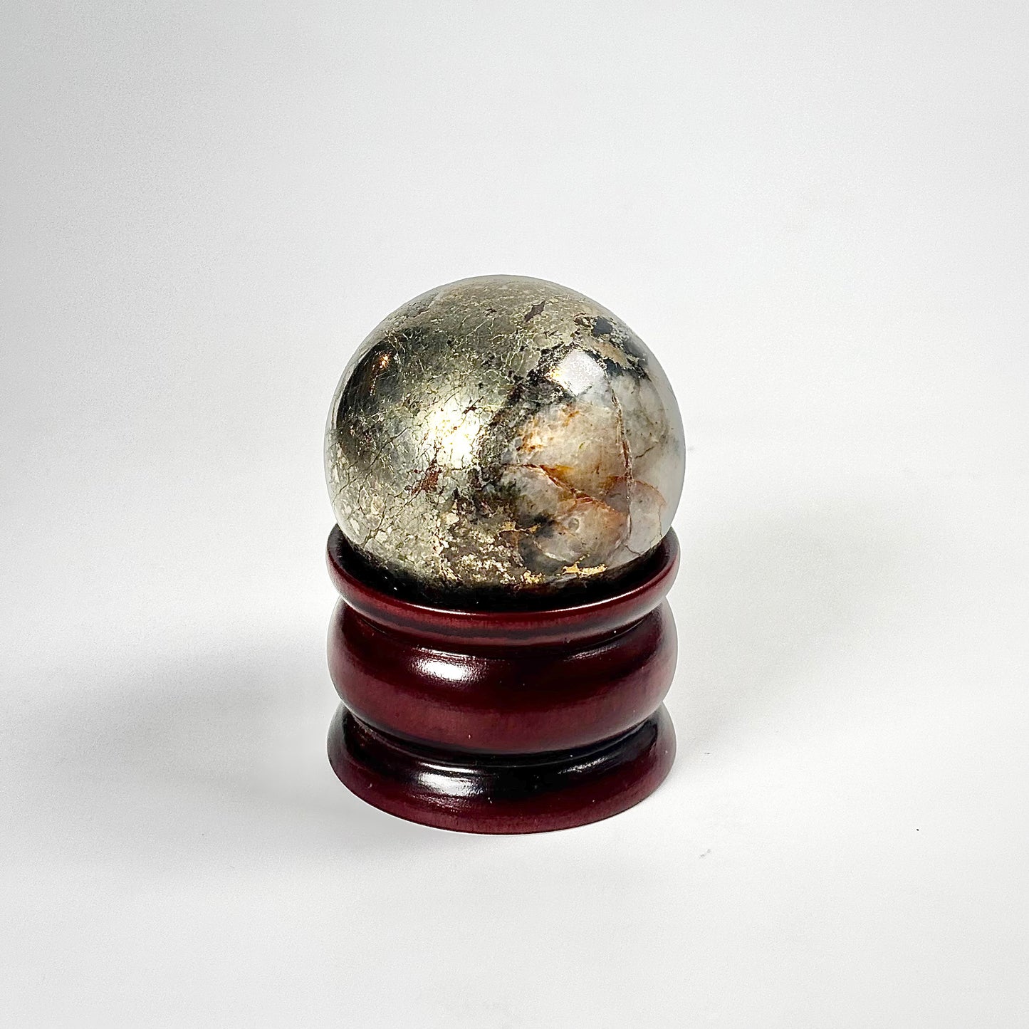 Golden Healer Pyrite Sphere | Natural Polished Crystal
