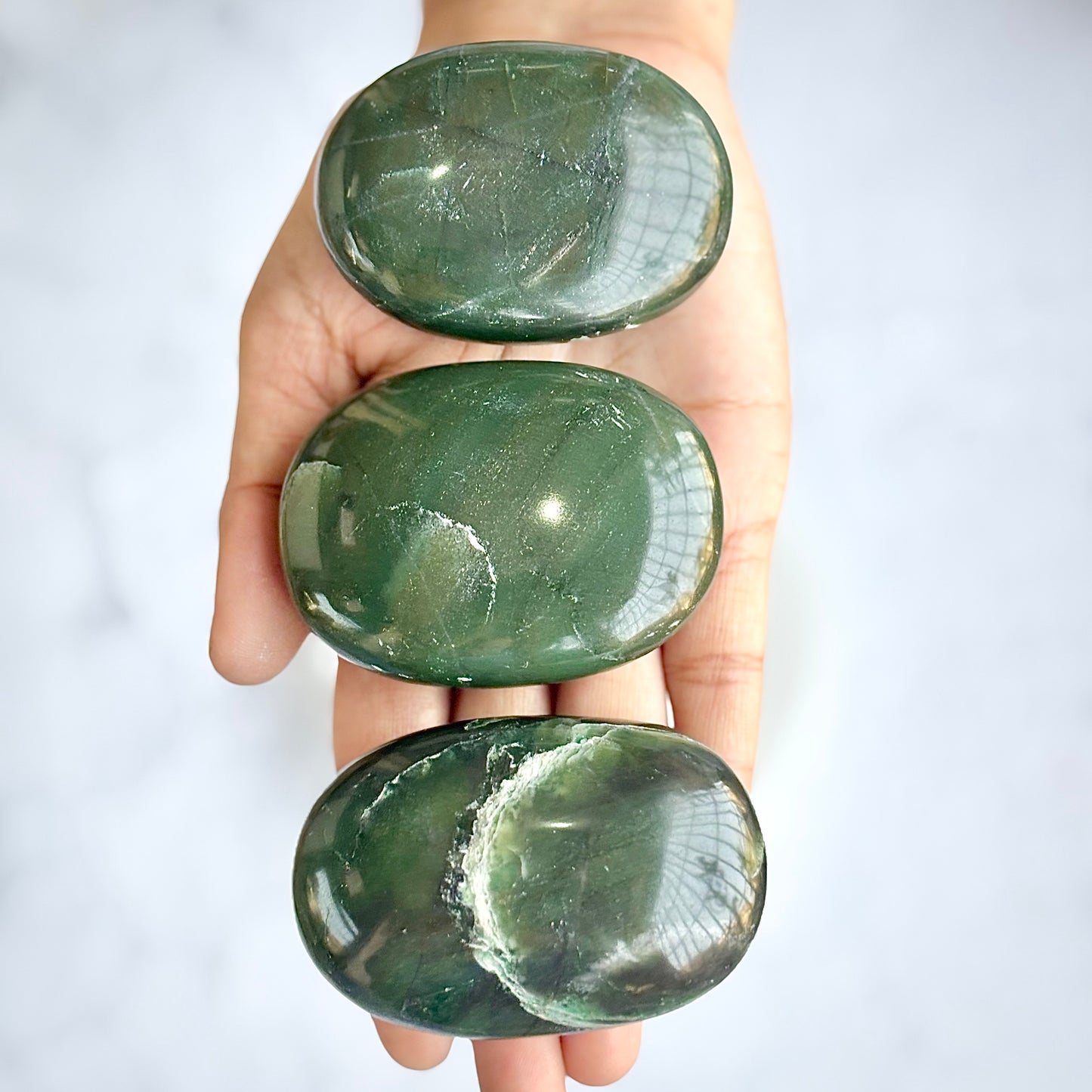 Green Jade Palm Stone