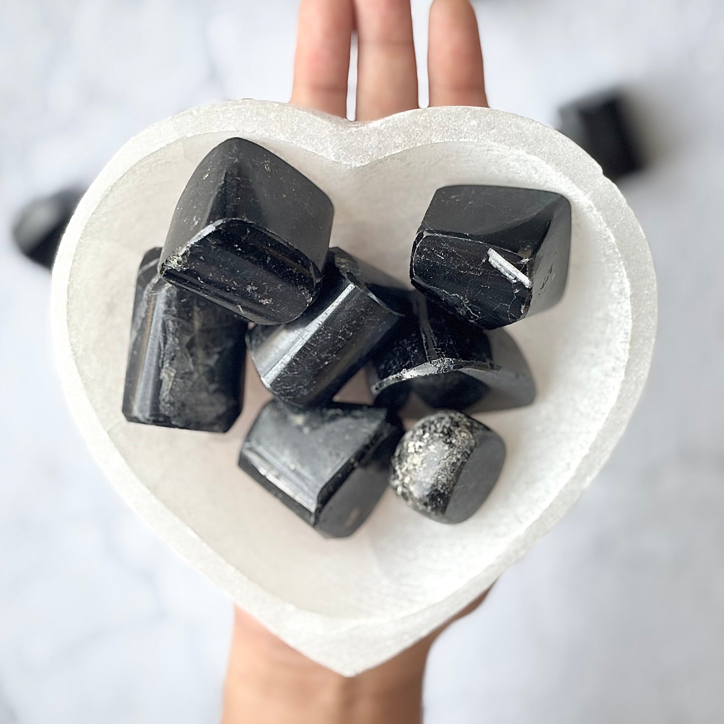 Black Tourmaline Tumble Stone