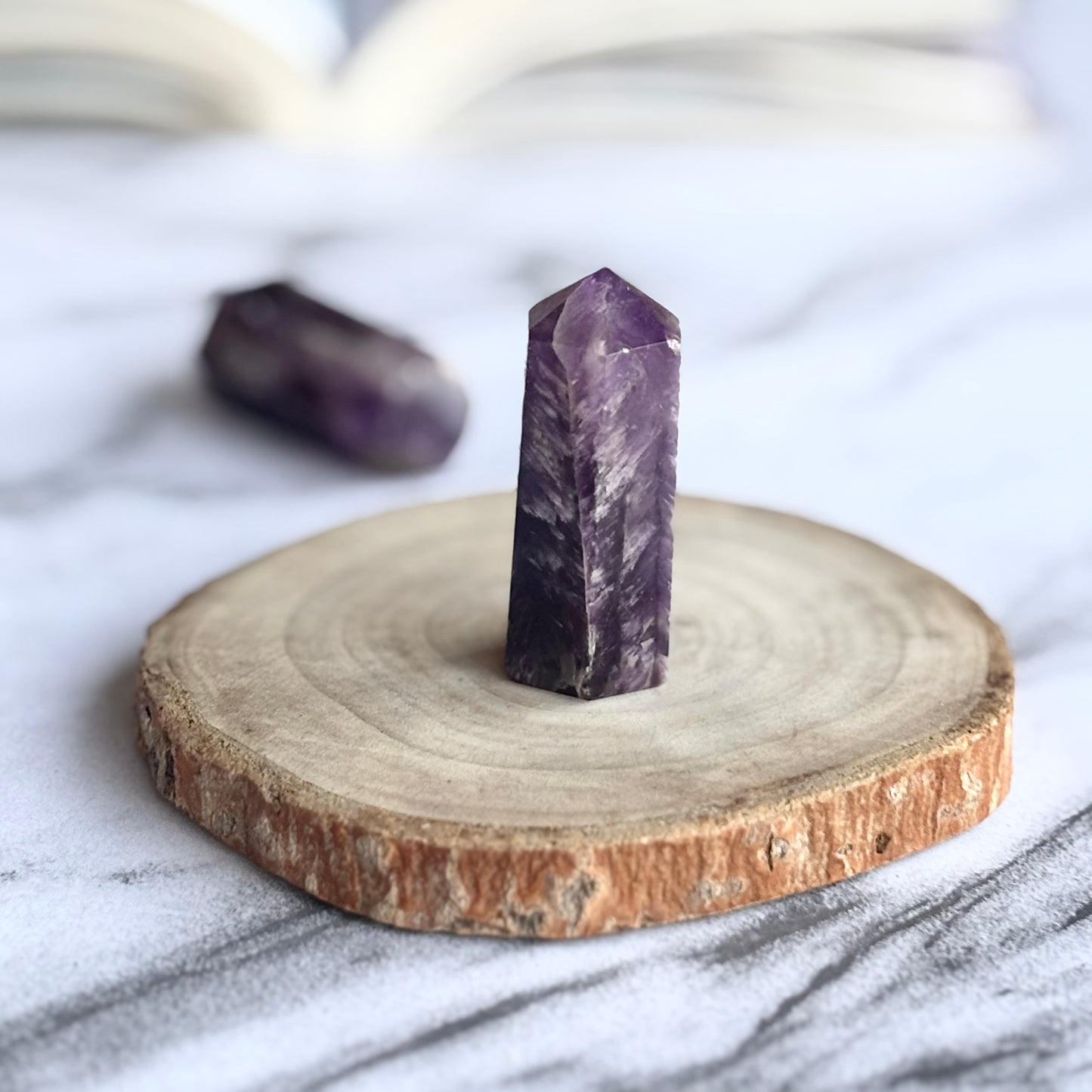 Amethyst 6 Facet Mini Tower