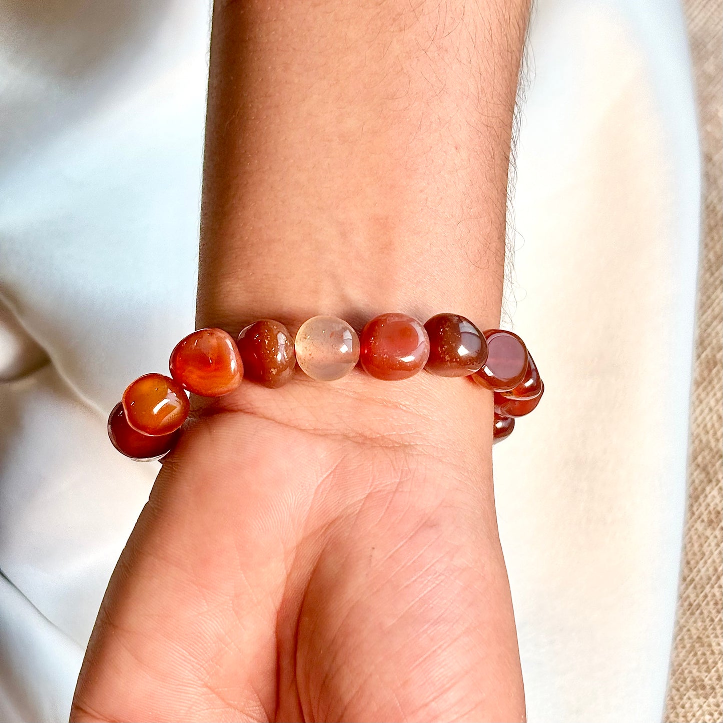 Orange Carnelian Bracelet