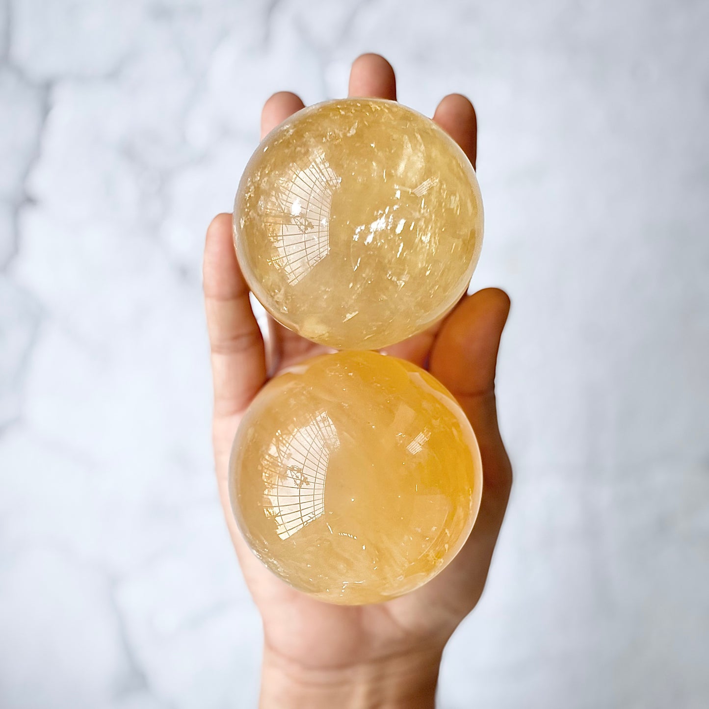 Yellow Calcite Sphere