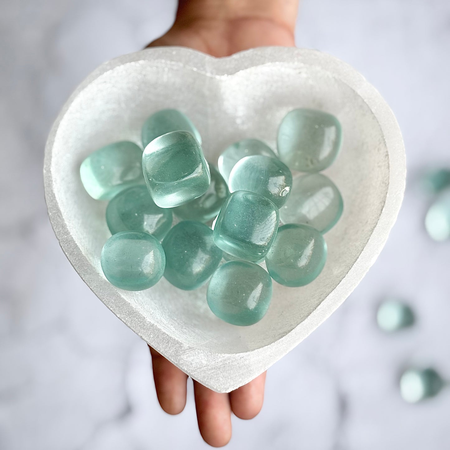 Aqua Obsidian Tumble Stone