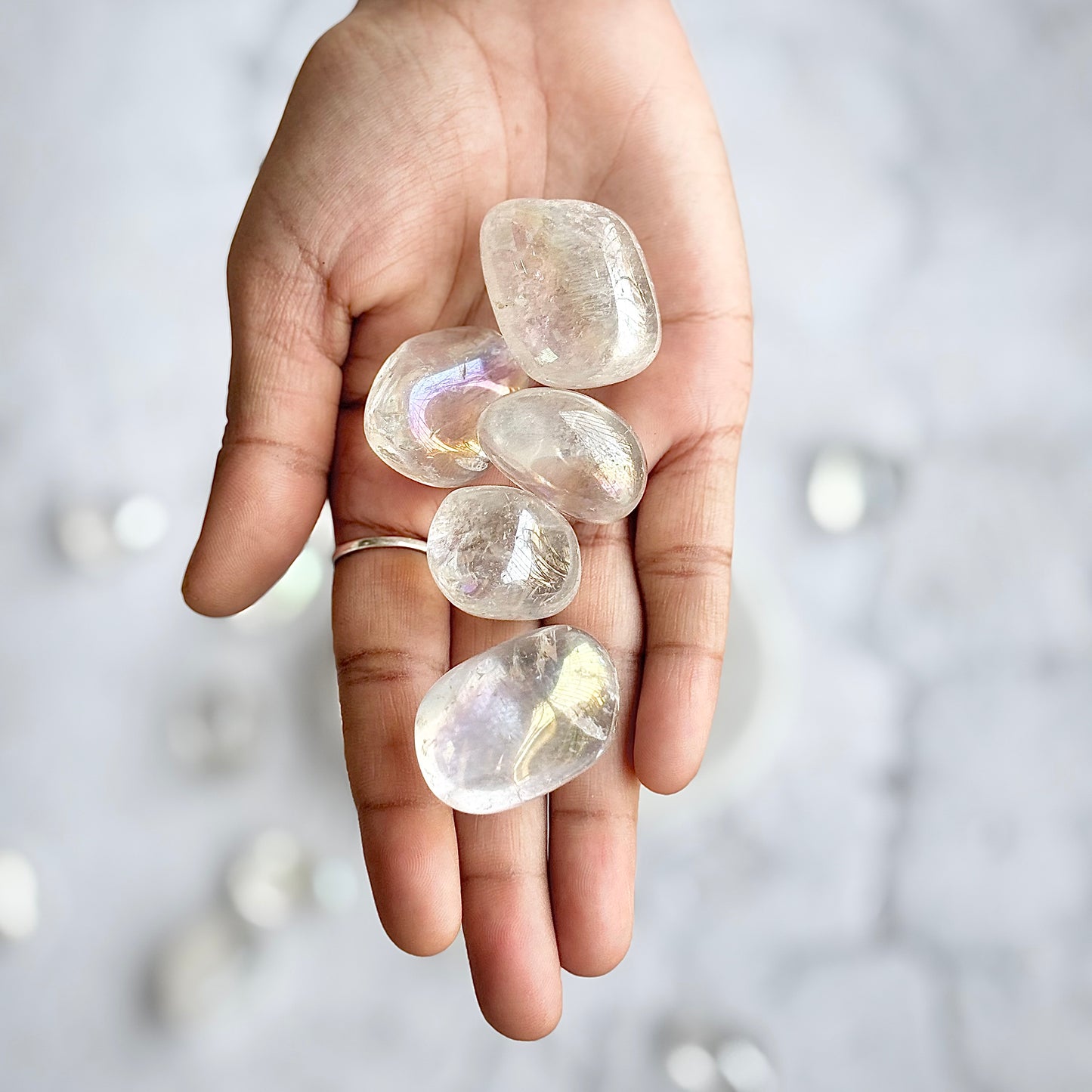 Aura Quartz Tumble Stone