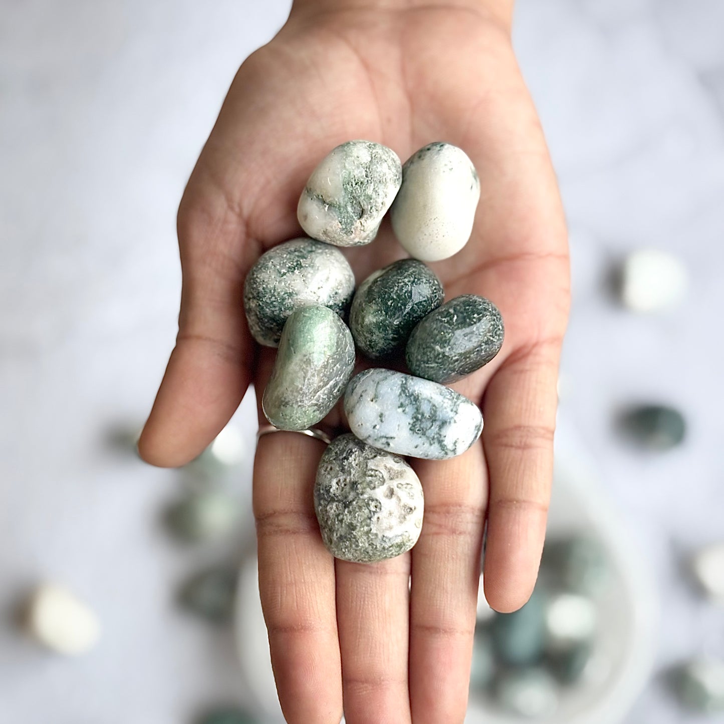 Tree Agate Tumble Stone