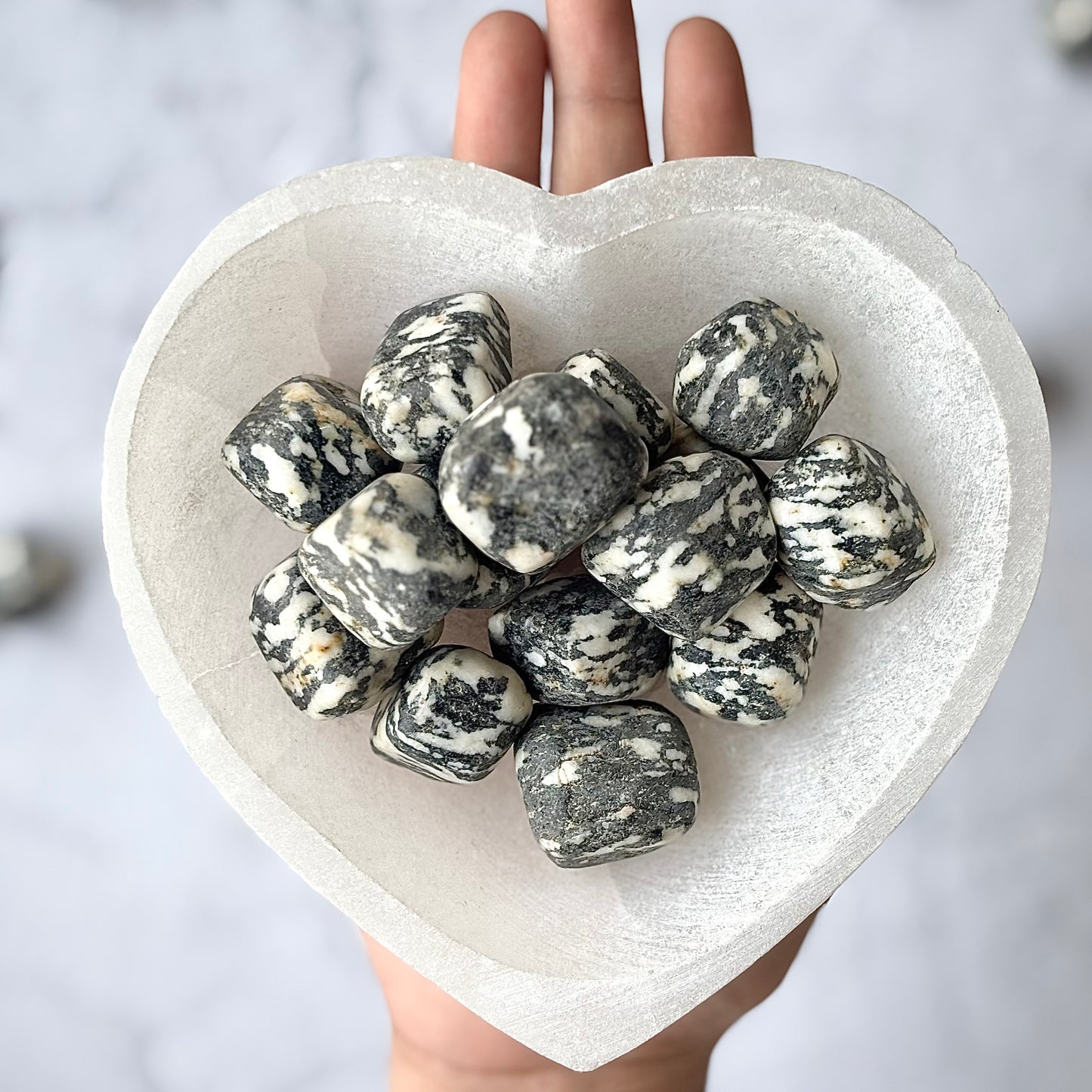 Zebra Jasper Tumble Stone