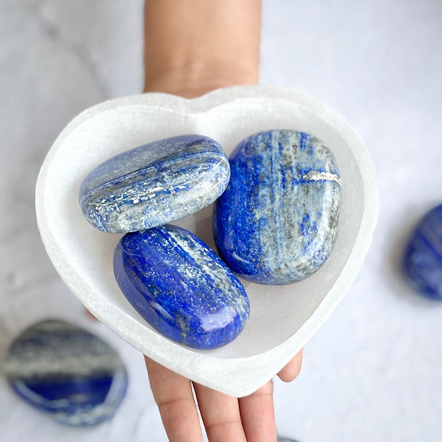 Lapis Lazuli Palm Stone