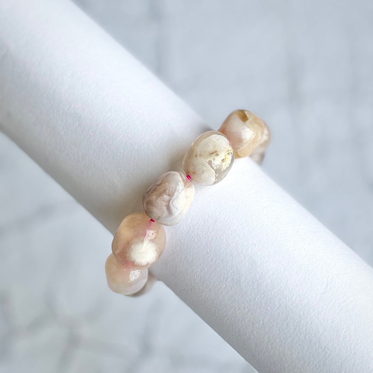 Flower Agate Bracelet