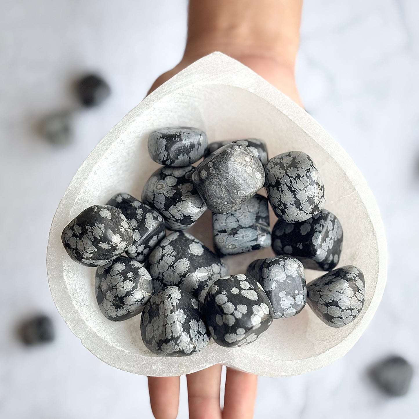 Snowflake Obsidian Tumble