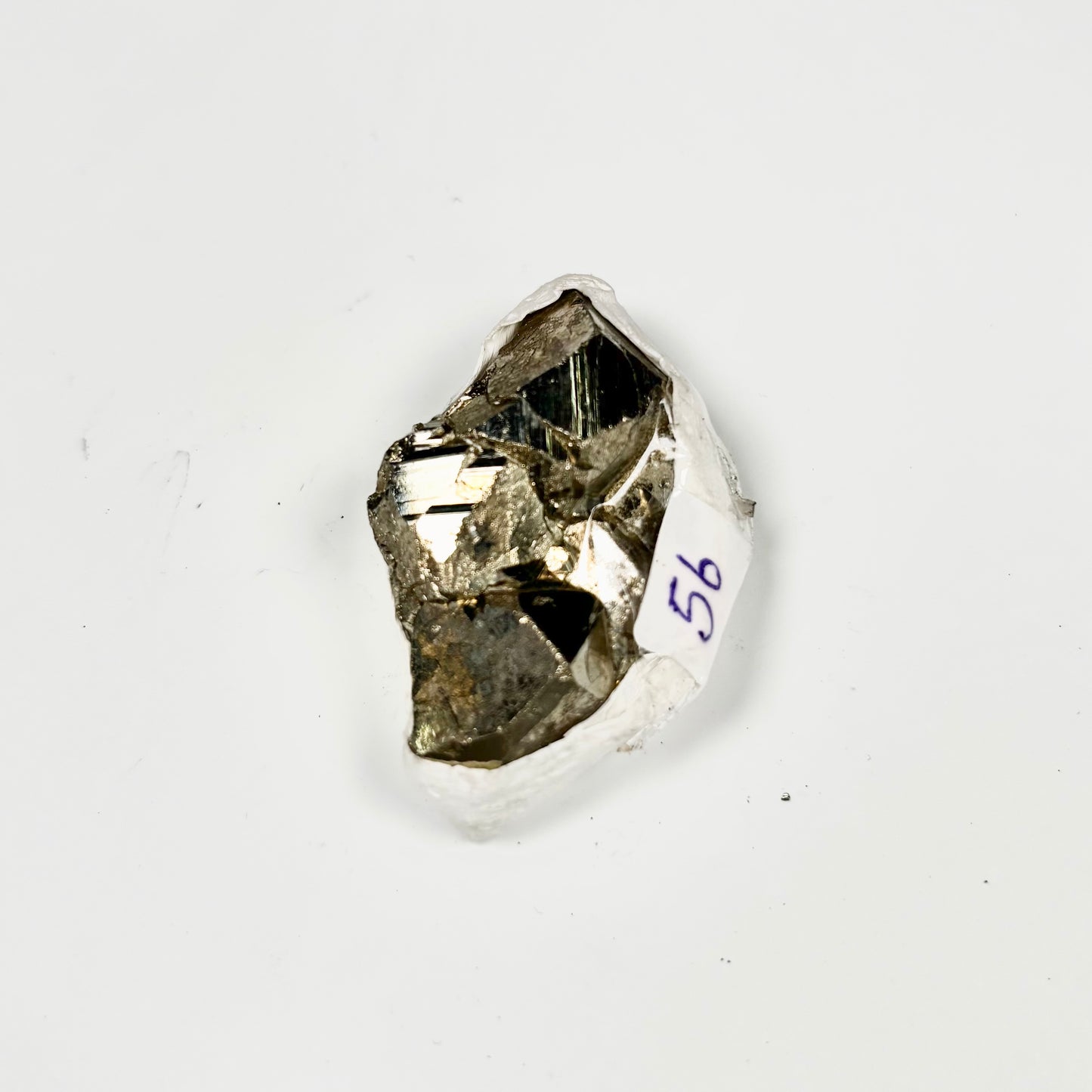 Raw Pyrite Cluster – 56g Metallic Gold Crystal for Luxury Décor