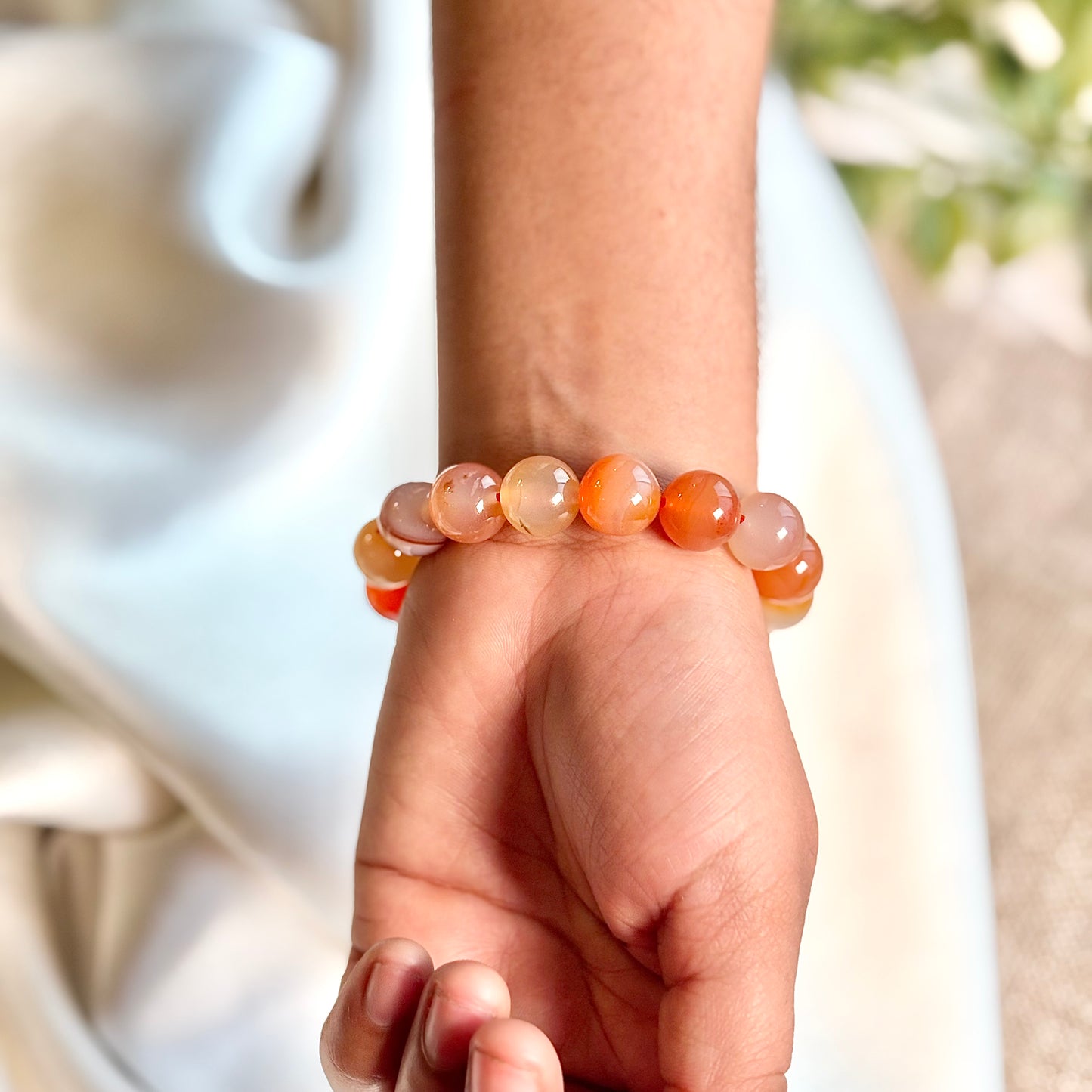 Orange Carnelian Bracelet