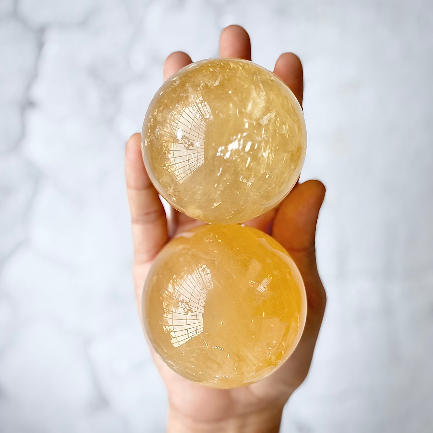 Yellow Calcite Sphere