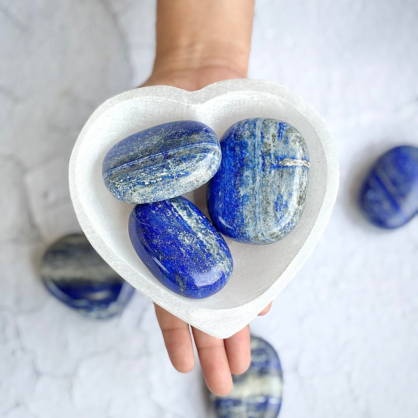Lapis Lazuli Palm Stone