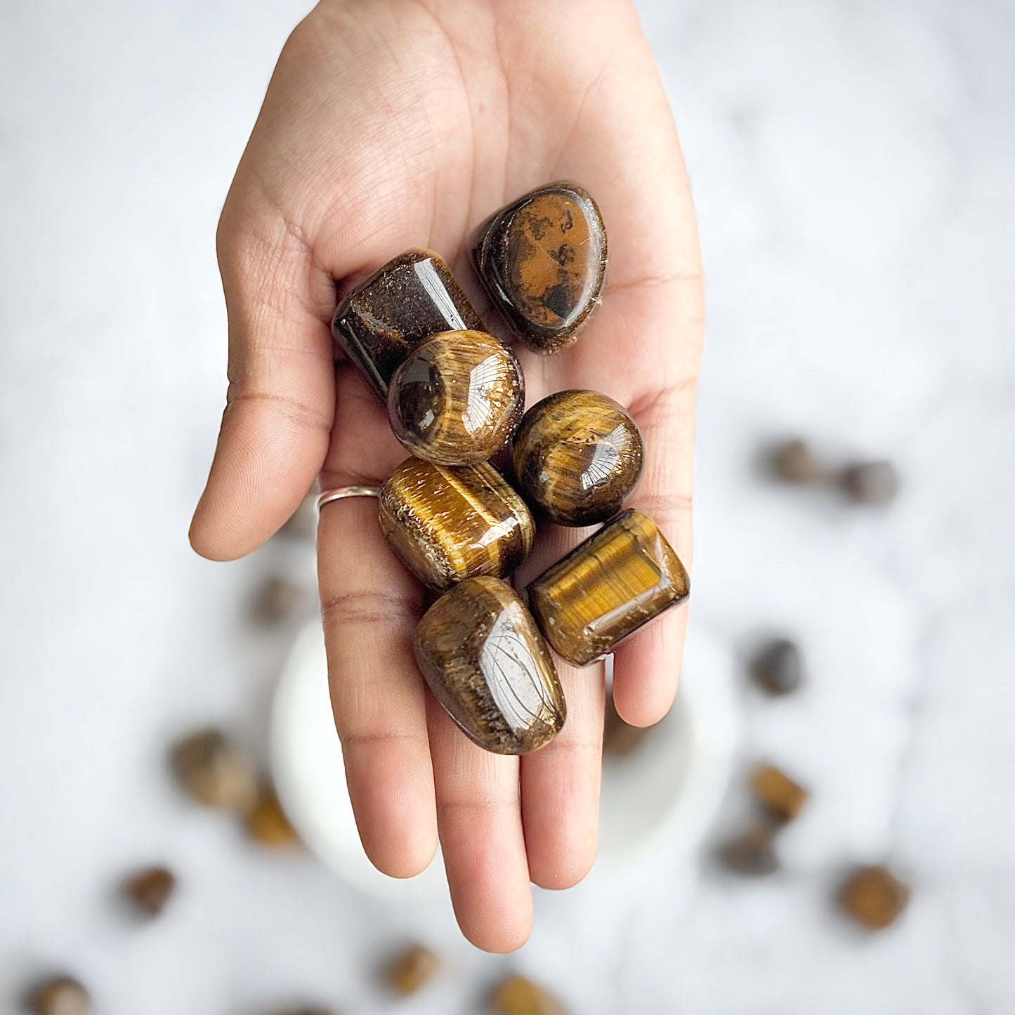 Tiger’s eye Tumble Stone