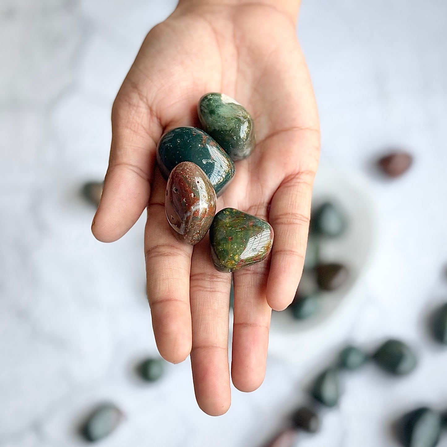 Bloodstone Tumble Stone