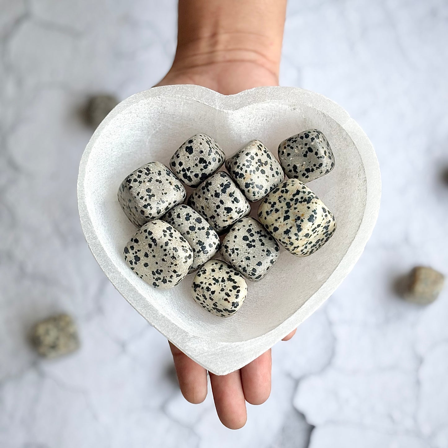 Dalmatian Jasper Tumble Stone