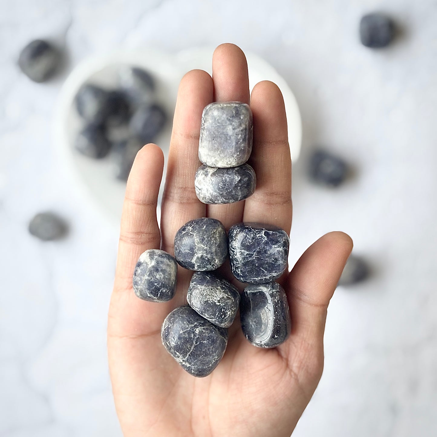 Iolite Tumble Stone