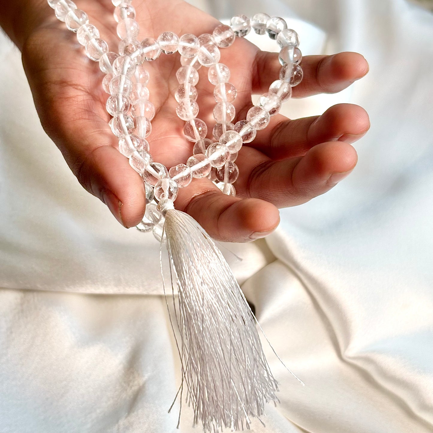Clear Quartz Jaap Mala