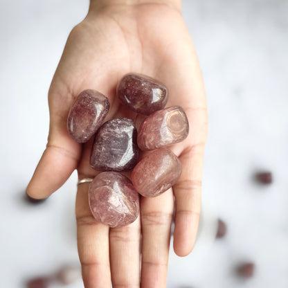 Strawberry Quartz Tumble Stone