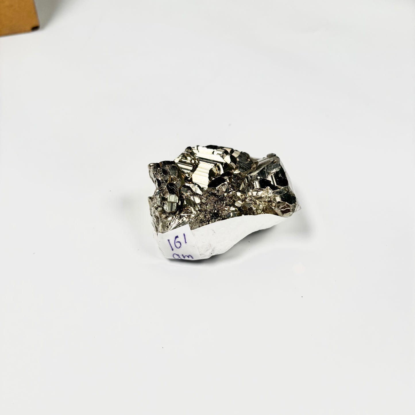 Raw Pyrite Cluster – 161g Metallic Gold Crystal for Luxury Décor