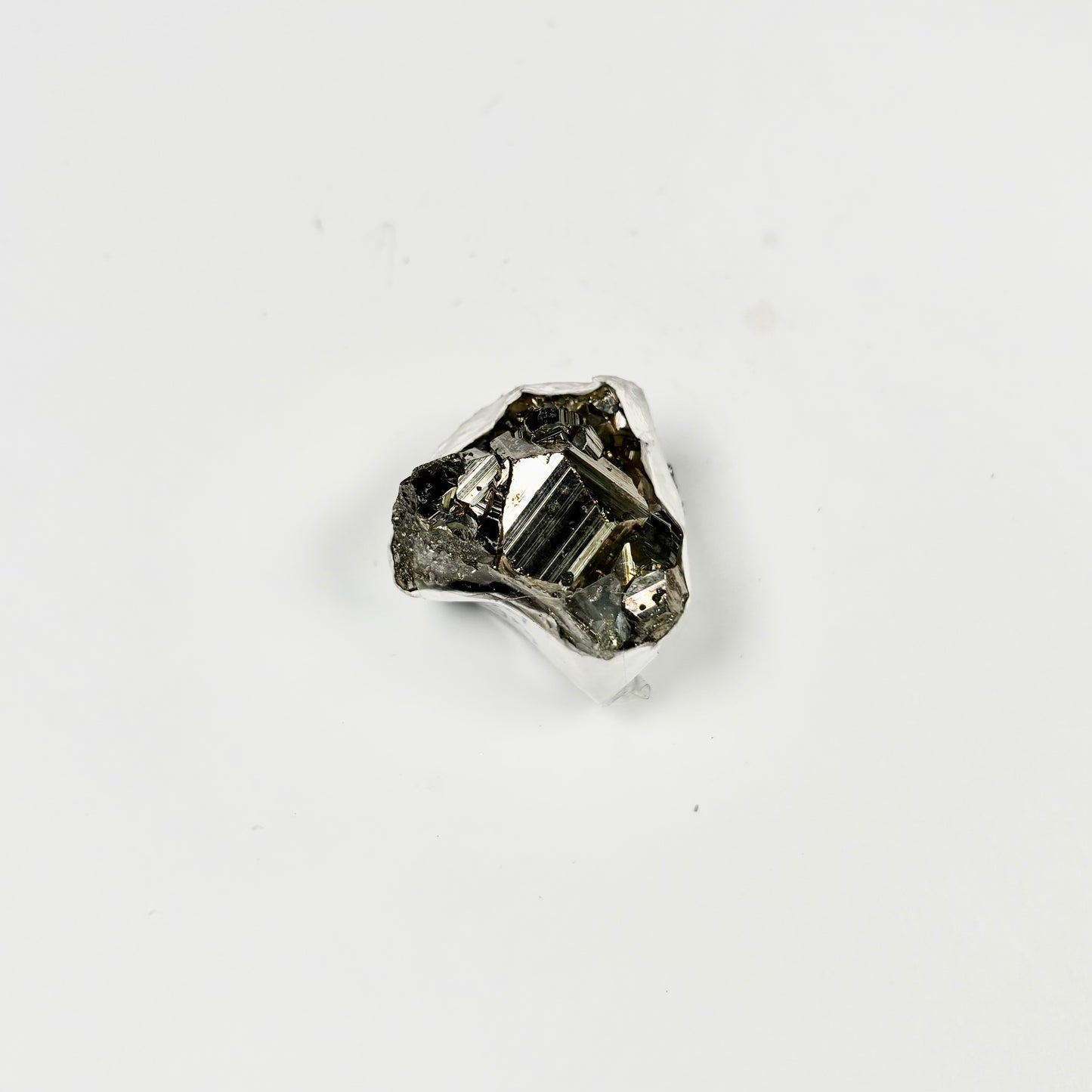 Raw Pyrite Cluster – 59g Metallic Gold Crystal for Luxury Décor