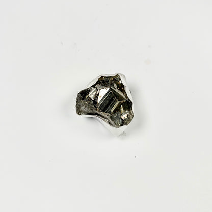 Raw Pyrite Cluster – 59g Metallic Gold Crystal for Luxury Décor