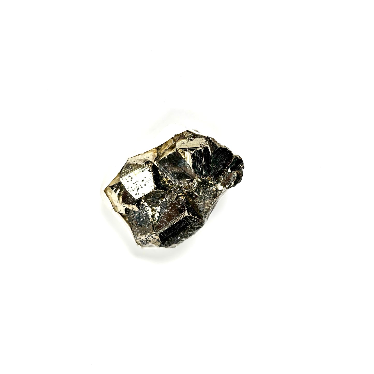 Raw Pyrite Cluster – 110g Metallic Gold Crystal for Luxury Décor