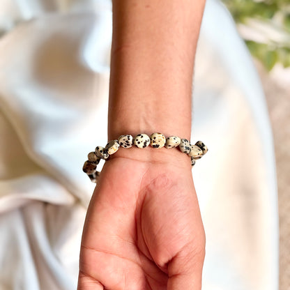 Dalmatian Jasper Bracelet