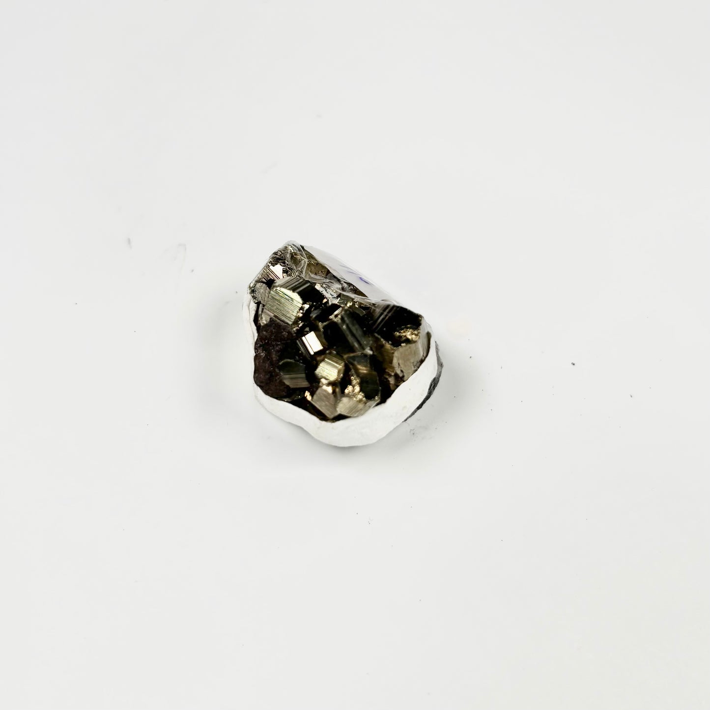 Raw Pyrite Cluster – 34g Metallic Gold Crystal for Luxury Décor