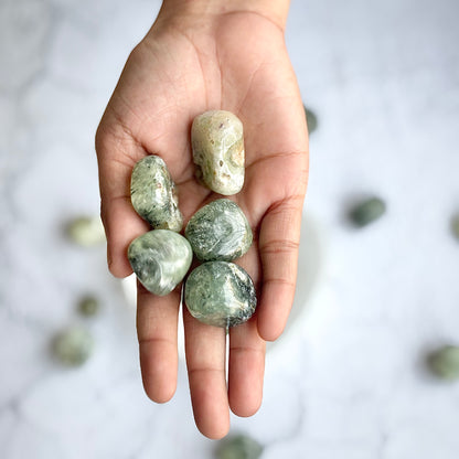 Prehnite Tumble Stone