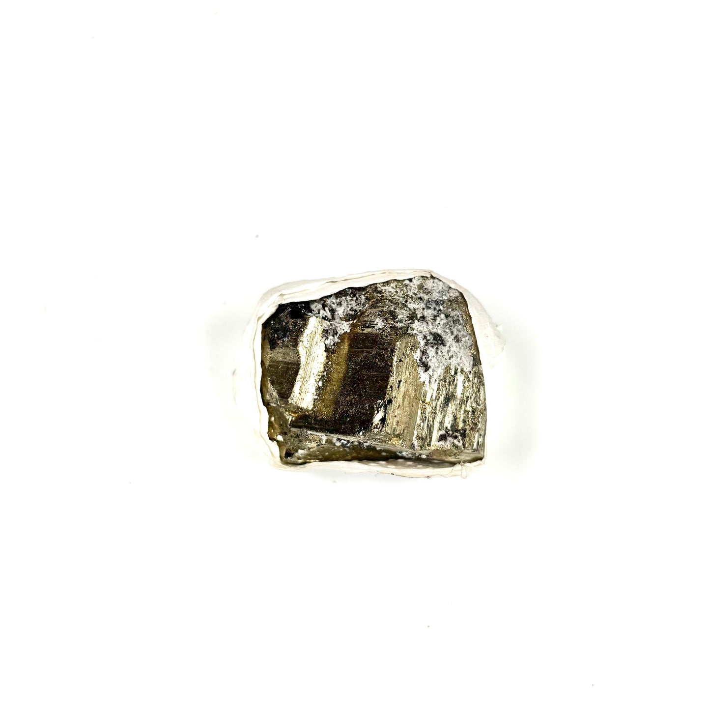 Raw Pyrite Cluster – 124g Metallic Gold Crystal for Luxury Décor