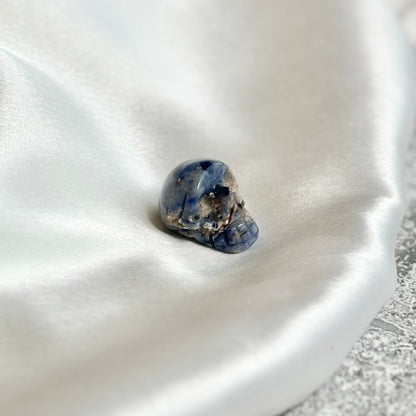 Sodalite Mini Crystal Skull Carving