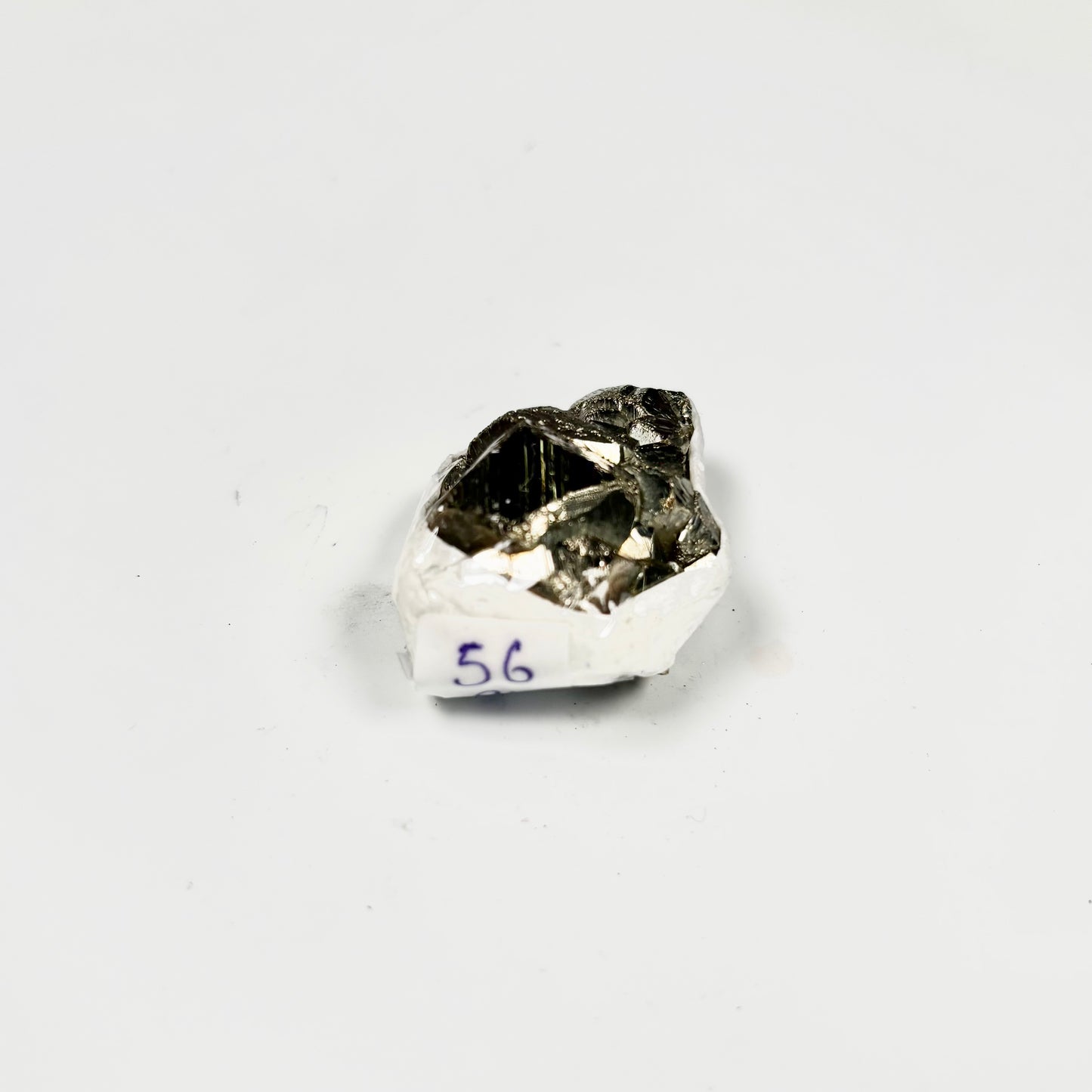Raw Pyrite Cluster – 56g Metallic Gold Crystal for Luxury Décor