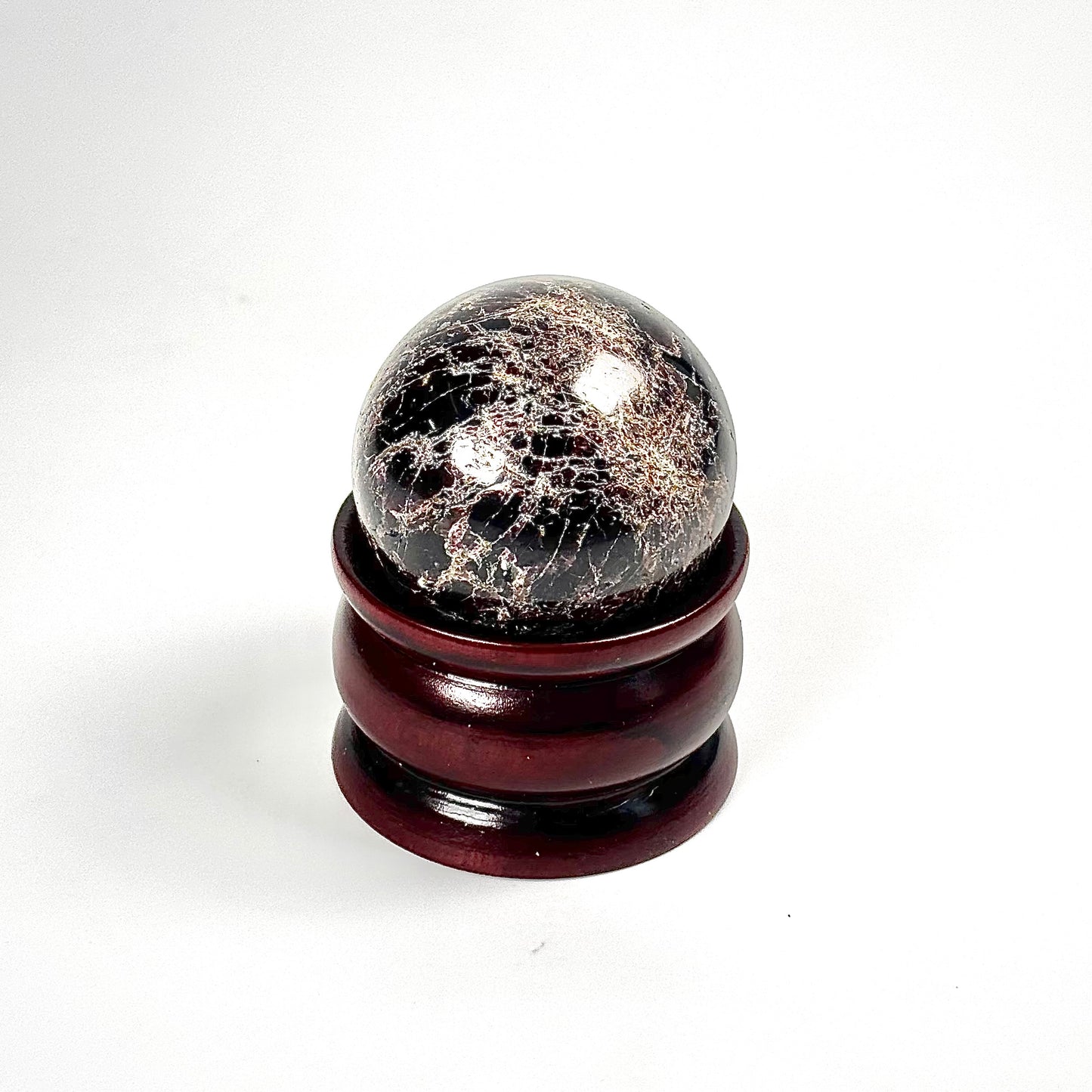Garnet Sphere Stone | Natural Polished Crystal