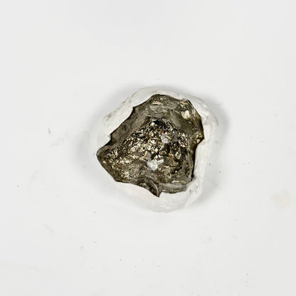 Raw Pyrite Cluster – 32g Metallic Gold Crystal for Luxury Décor